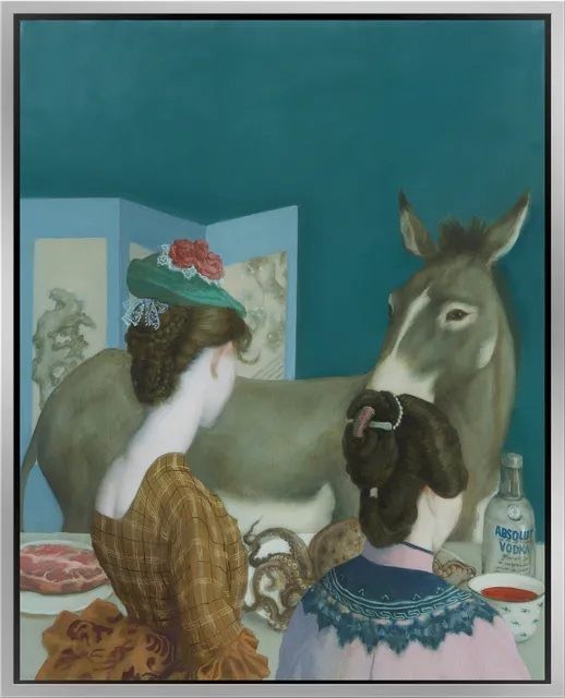 Eat Drink Men and Women No. 1 - Two Women and a Donkey, 2020