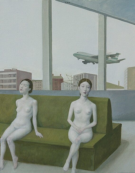 Two Models Resting, 2022