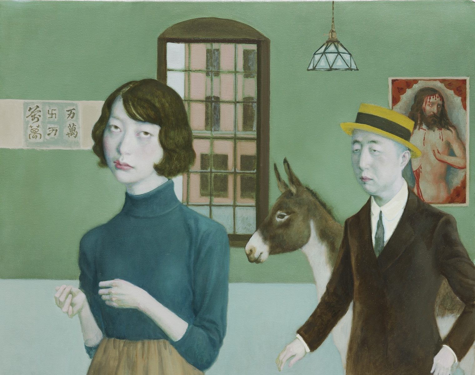 Donkey in the Gallery, 2023